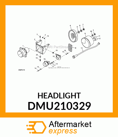 HEADLIGHT DMU210329