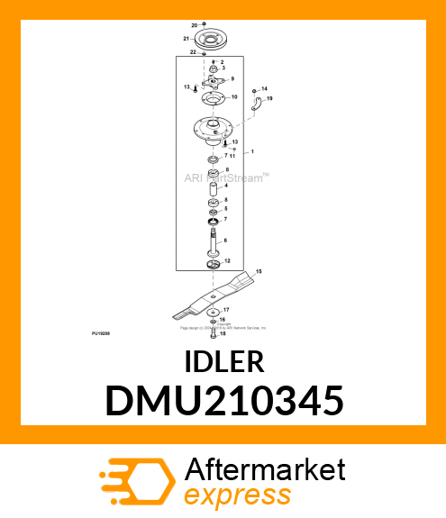 Idler DMU210345