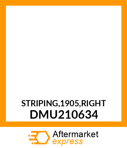 STRIPING,1905,RIGHT DMU210634