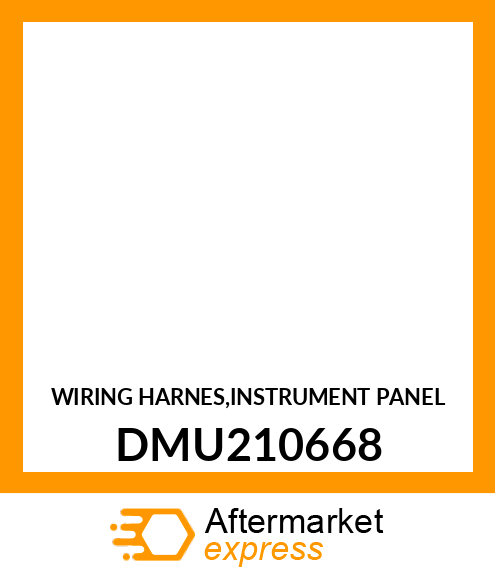 WIRING HARNES,INSTRUMENT PANEL DMU210668