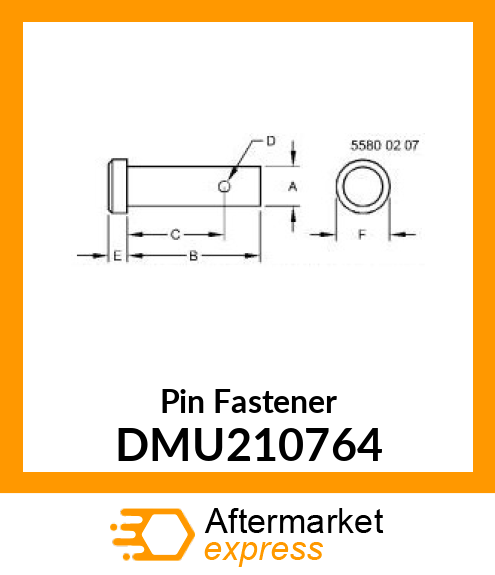 Pin Fastener DMU210764
