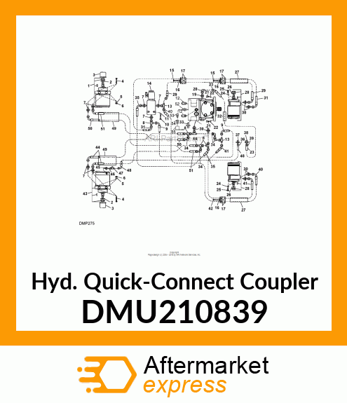 Hyd. Quick-Connect Coupler DMU210839