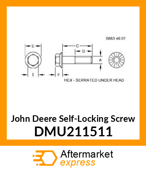 Self-Locking Screw DMU211511