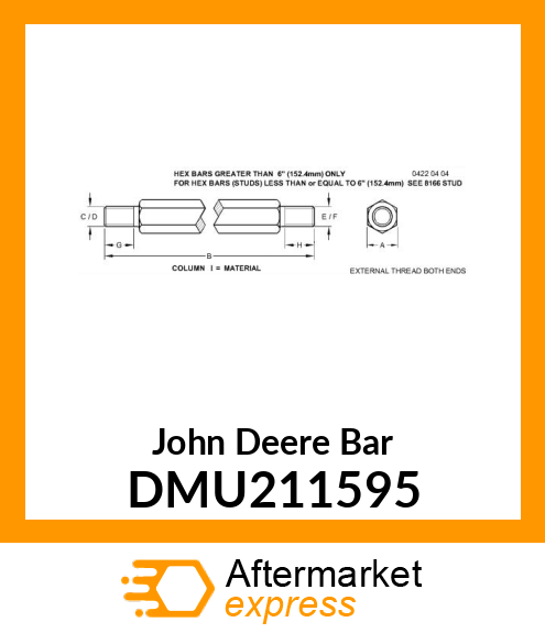 Bar DMU211595