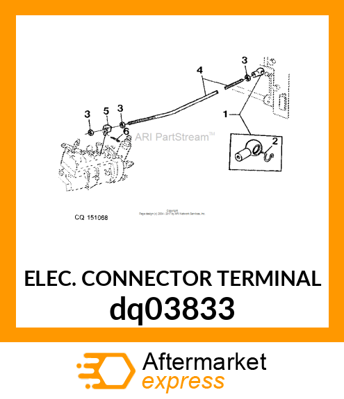 ELEC. CONNECTOR TERMINAL dq03833