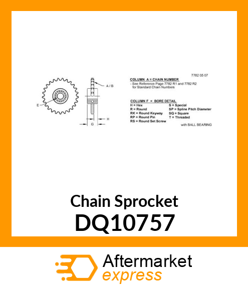 Chain Sprocket DQ10757