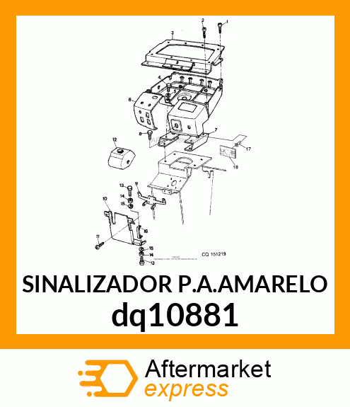 SINALIZADOR P.A.AMARELO dq10881