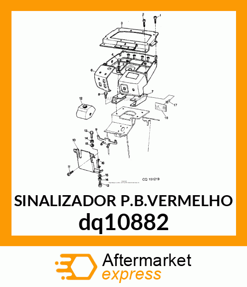 SINALIZADOR P.B.VERMELHO dq10882