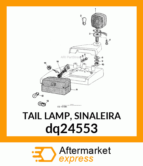 TAIL LAMP, SINALEIRA dq24553