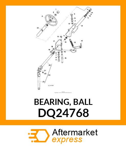 BEARING, BALL DQ24768