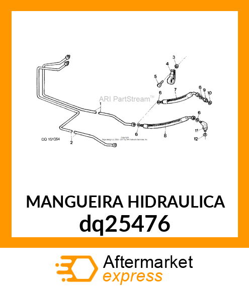 MANGUEIRA HIDRAULICA dq25476