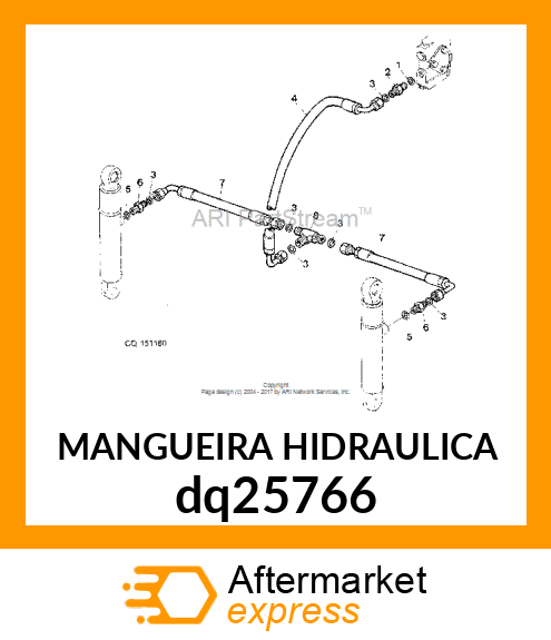 MANGUEIRA HIDRAULICA dq25766