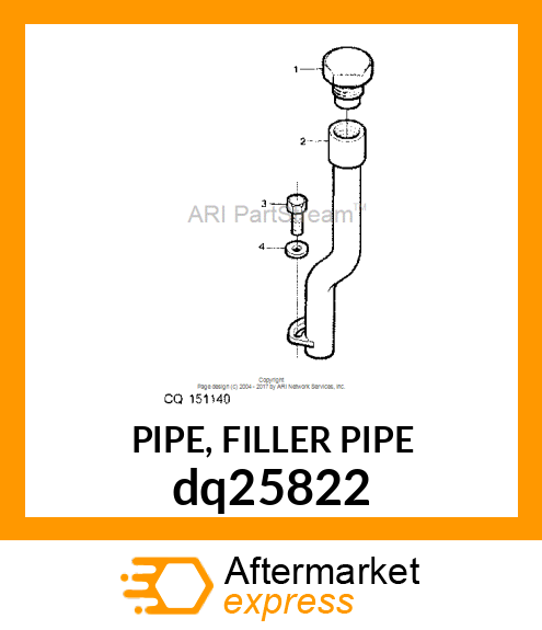 PIPE, FILLER PIPE dq25822