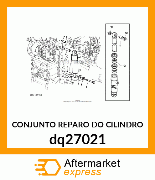 CONJUNTO REPARO DO CILINDRO dq27021