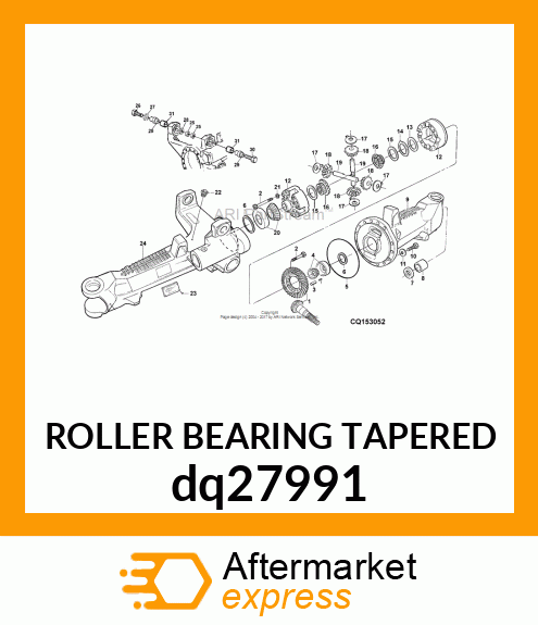 ROLLER BEARING TAPERED dq27991