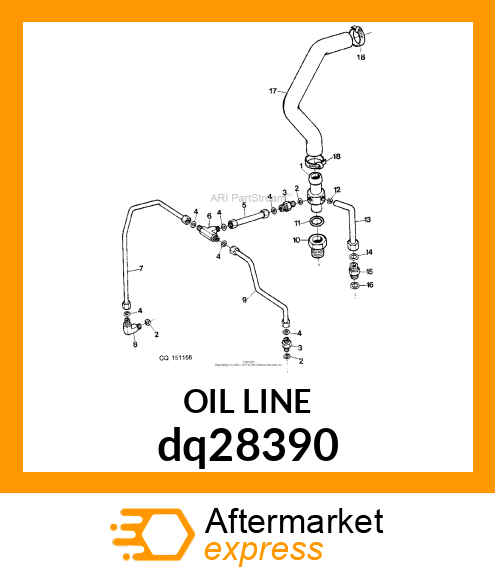 OIL LINE dq28390