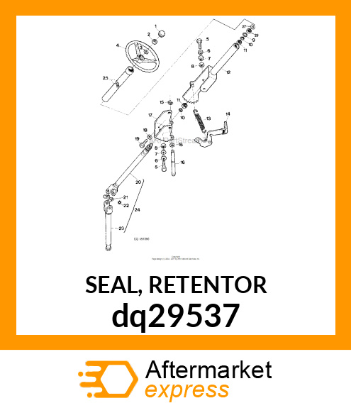 SEAL, RETENTOR dq29537