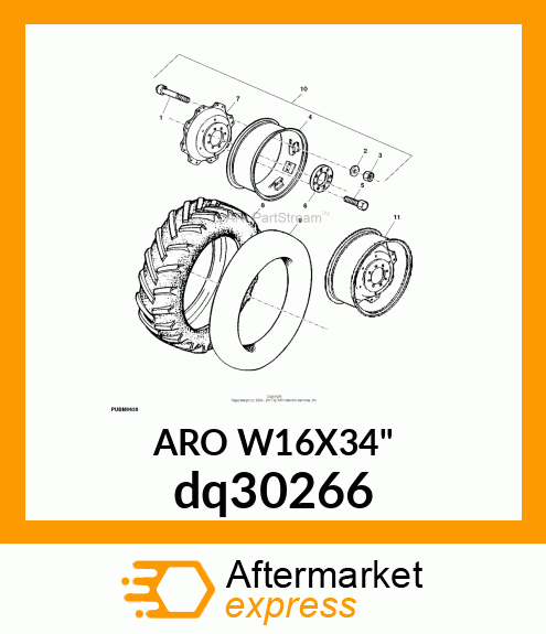 ARO W16X34" dq30266