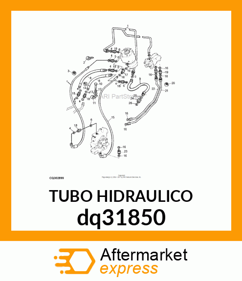 TUBO HIDRAULICO dq31850