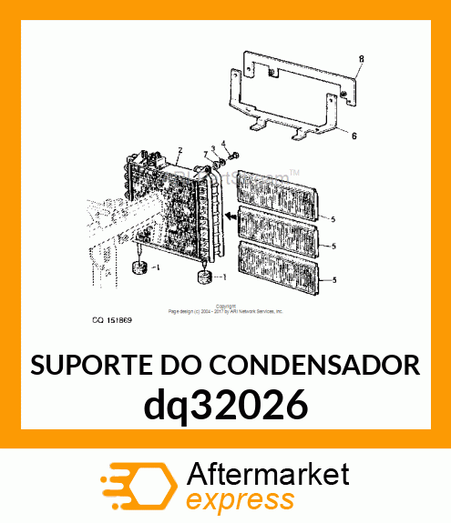 SUPORTE DO CONDENSADOR dq32026