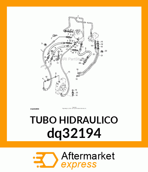 TUBO HIDRAULICO dq32194