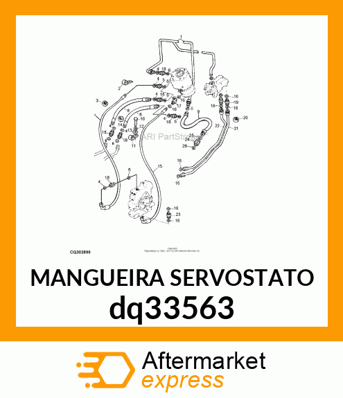 MANGUEIRA SERVOSTATO dq33563