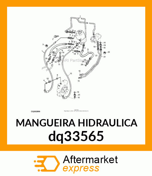 MANGUEIRA HIDRAULICA dq33565