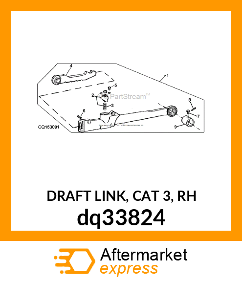 DRAFT LINK, CAT 3, RH dq33824