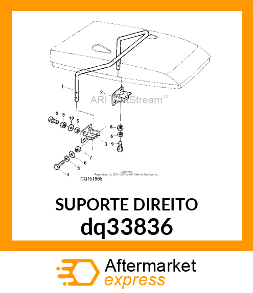 SUPORTE DIREITO dq33836