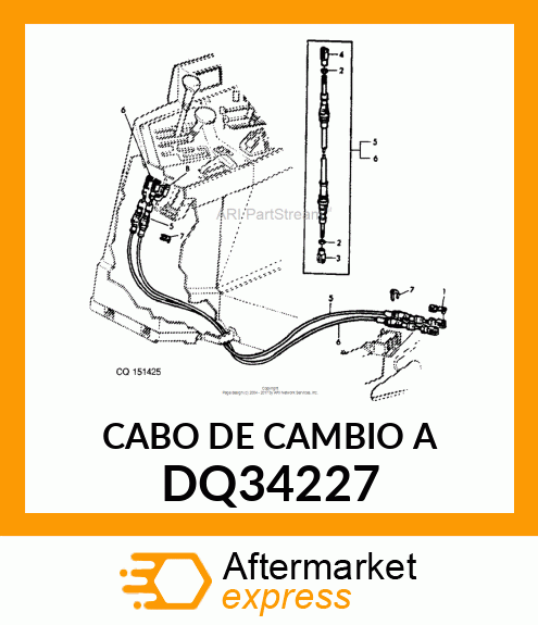 CABO DE CAMBIO A DQ34227