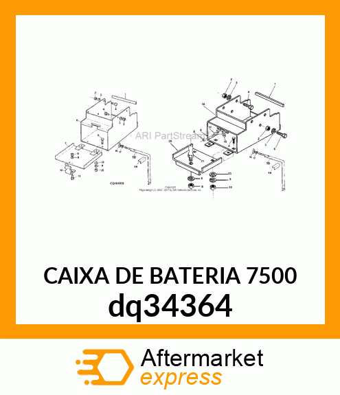 CAIXA DE BATERIA 7500 dq34364