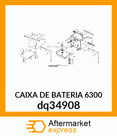 CAIXA DE BATERIA 6300 dq34908