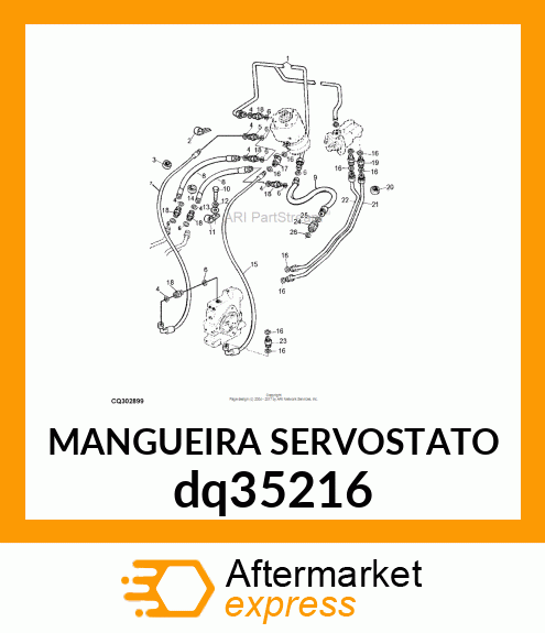 MANGUEIRA SERVOSTATO dq35216