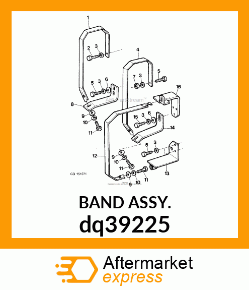 BAND ASSY. dq39225