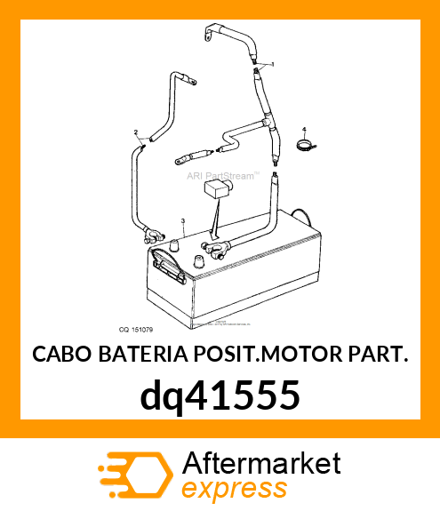 CABO BATERIA POSIT.MOTOR PART. dq41555