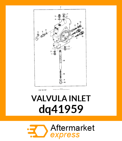 VALVULA INLET dq41959