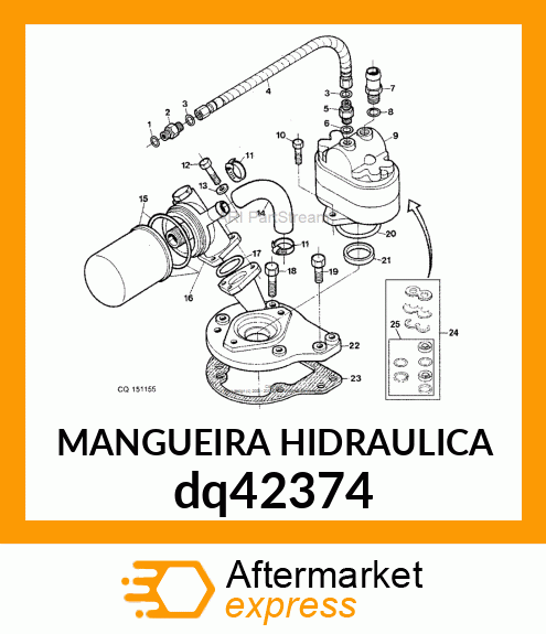 MANGUEIRA HIDRAULICA dq42374