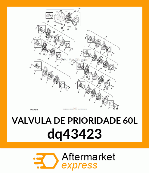 VALVULA DE PRIORIDADE 60L dq43423