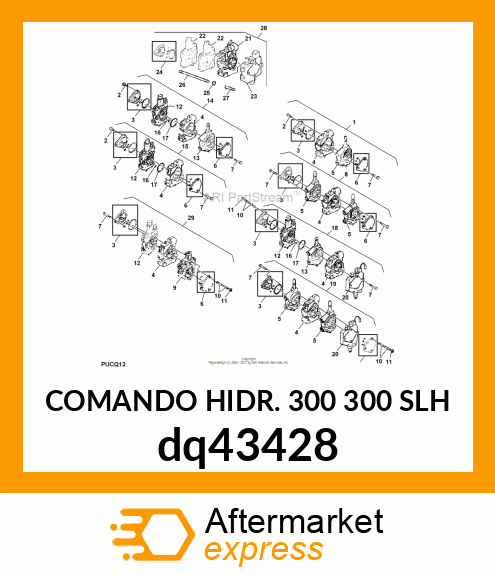 COMANDO HIDR. 300 300 SLH dq43428