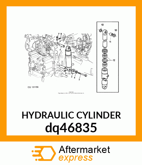 HYDRAULIC CYLINDER dq46835