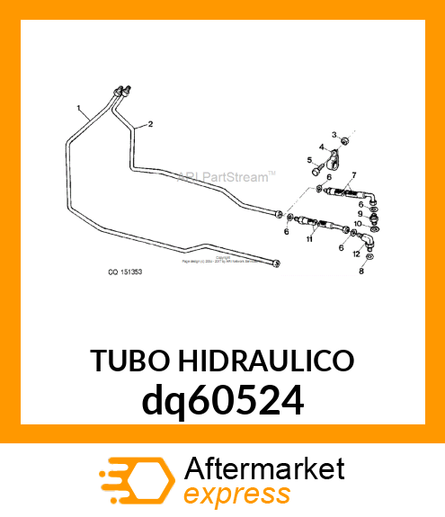 TUBO HIDRAULICO dq60524