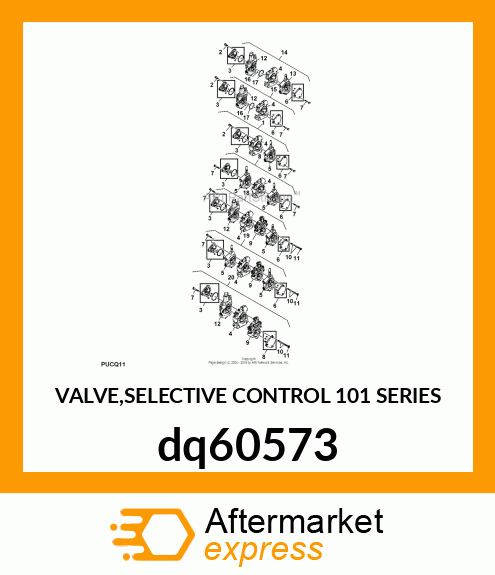 VALVE,SELECTIVE CONTROL 101 SERIES dq60573