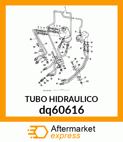 TUBO HIDRAULICO dq60616