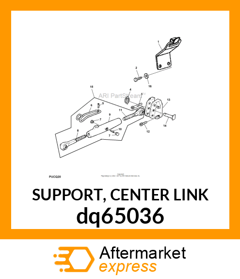 SUPPORT, CENTER LINK dq65036