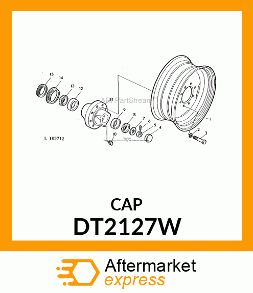 CAP,HUB DT2127W