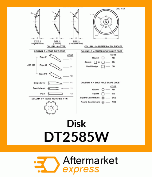 Disk DT2585W