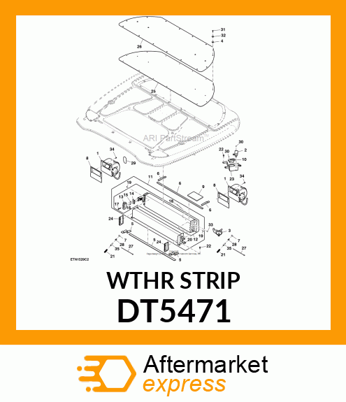 8MTS FOAM PAD 25 X 9 (ILLRID 120) DT5471