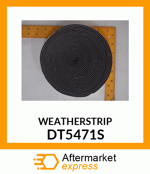 Weatherstrip - 8MTS FOAM PAD 25 X 9 (ILLRID 120) DT5471S