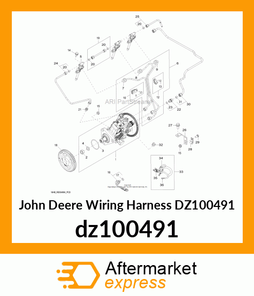 WIRING HARNESS dz100491