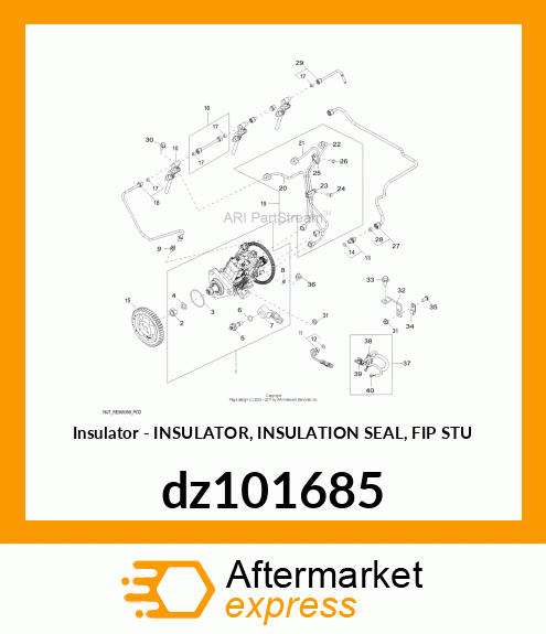 INSULATOR, INSULATION SEAL, FIP STU dz101685